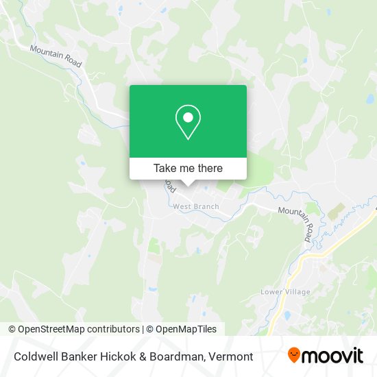 Mapa de Coldwell Banker Hickok & Boardman