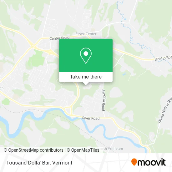 Tousand Dolla' Bar map