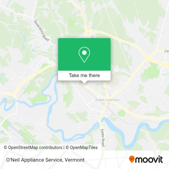 O'Neil Appliance Service map