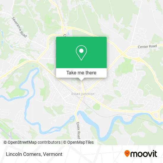 Mapa de Lincoln Corners