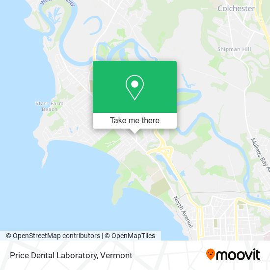Price Dental Laboratory map