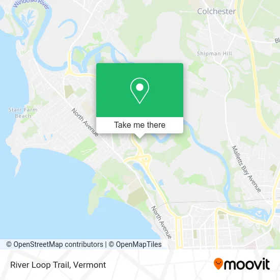 River Loop Trail map