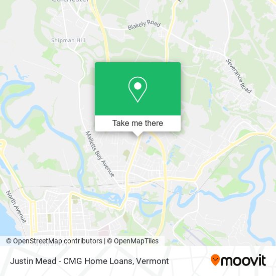 Justin Mead - CMG Home Loans map