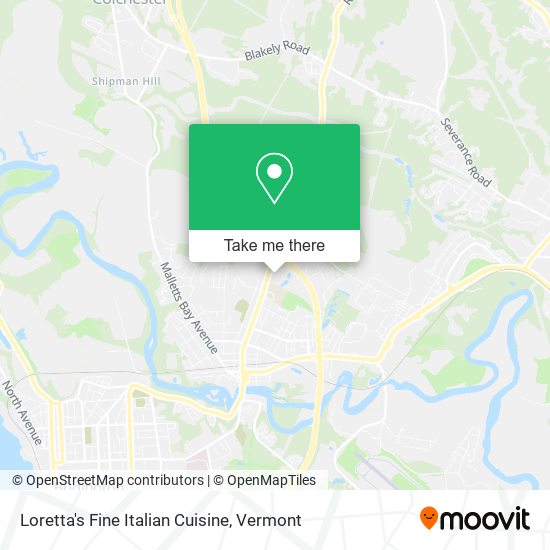 Loretta's Fine Italian Cuisine map