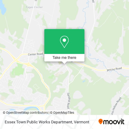 Essex Town Public Works Department map
