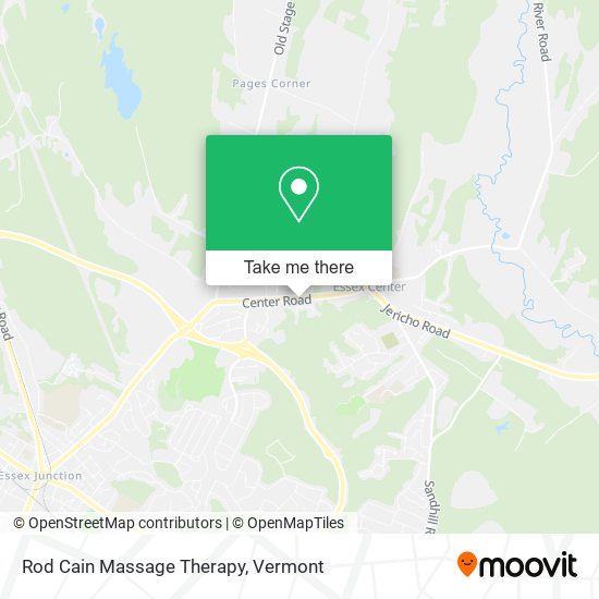 Mapa de Rod Cain Massage Therapy