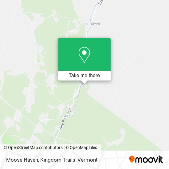 Mapa de Moose Haven, Kingdom Trails