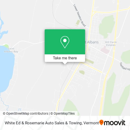 White Ed & Rosemarie Auto Sales & Towing map