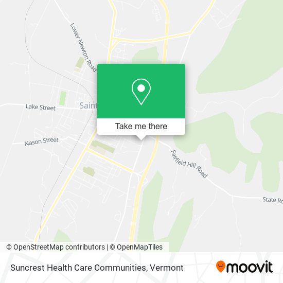 Suncrest Health Care Communities map