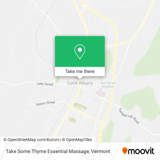 Take Some Thyme Essential Massage map