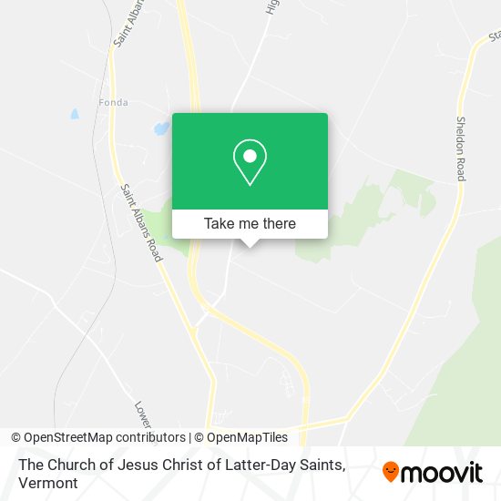 The Church of Jesus Christ of Latter-Day Saints map