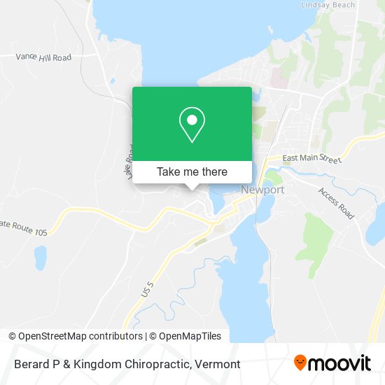 Mapa de Berard P & Kingdom Chiropractic