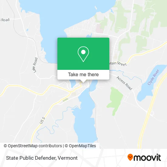 State Public Defender map