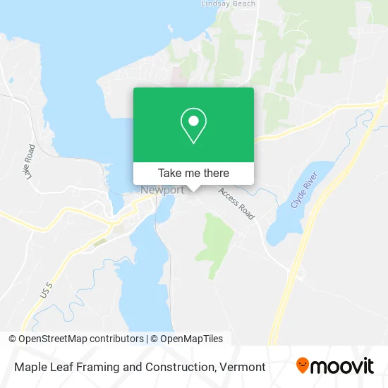 Maple Leaf Framing and Construction map