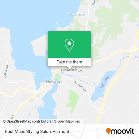 Mapa de East Mane Styling Salon