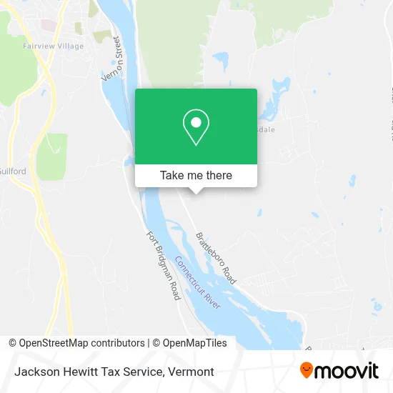 Jackson Hewitt Tax Service map