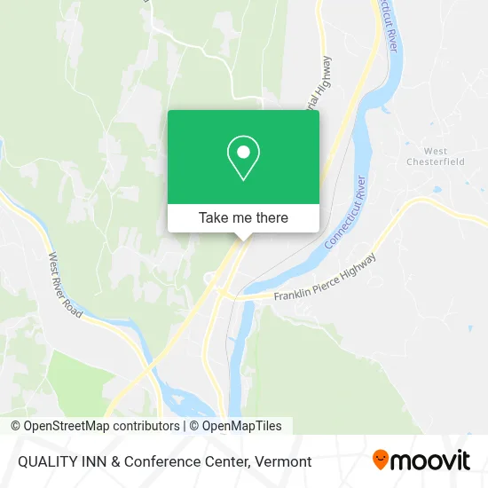 QUALITY INN & Conference Center map