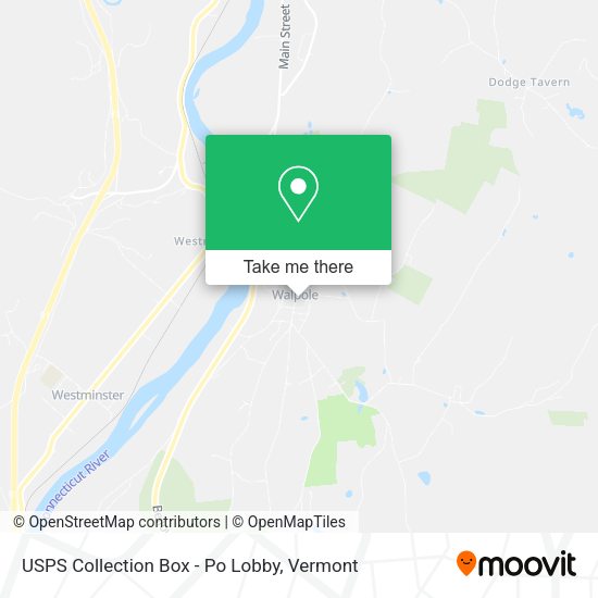 USPS Collection Box - Po Lobby map