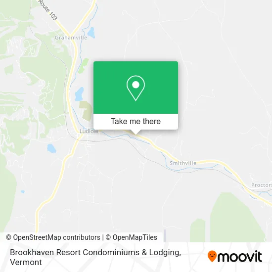 Brookhaven Resort Condominiums & Lodging map