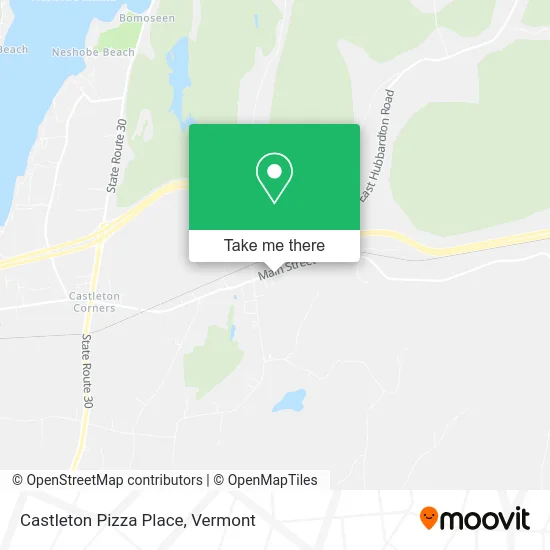 Castleton Pizza Place map
