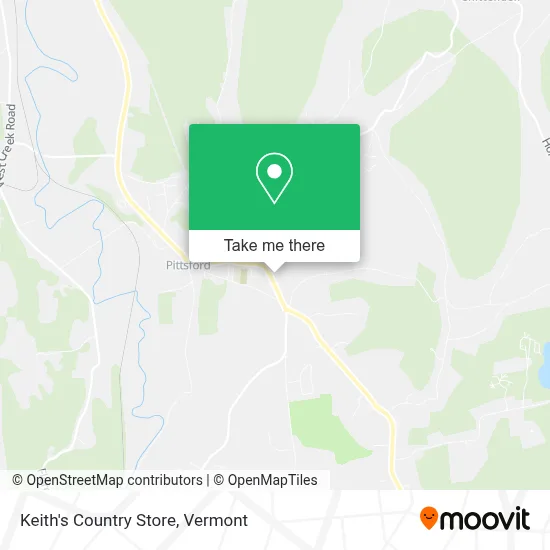 Keith's Country Store map