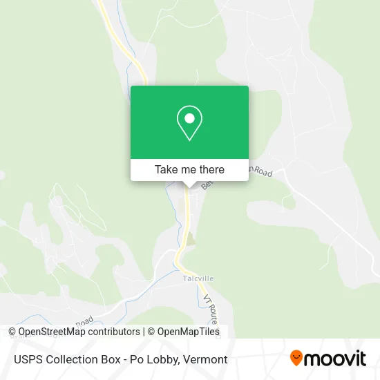 USPS Collection Box - Po Lobby map