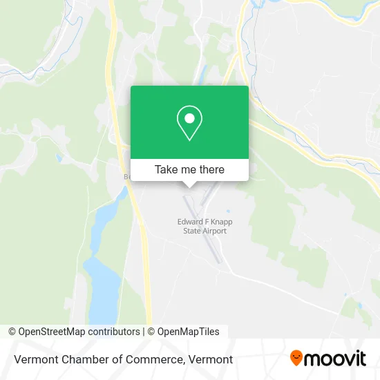 Vermont Chamber of Commerce map