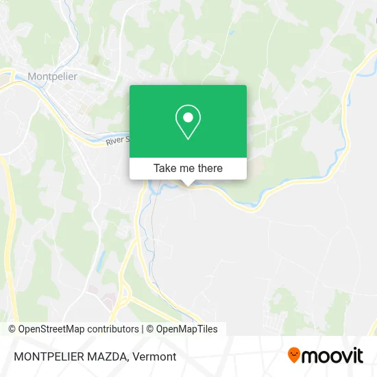 MONTPELIER MAZDA map