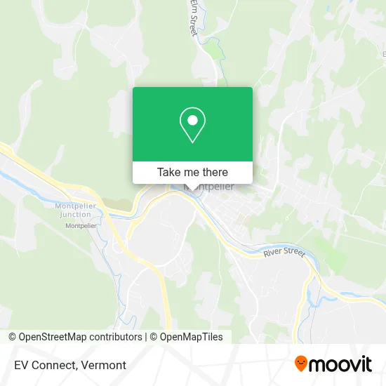 EV Connect map