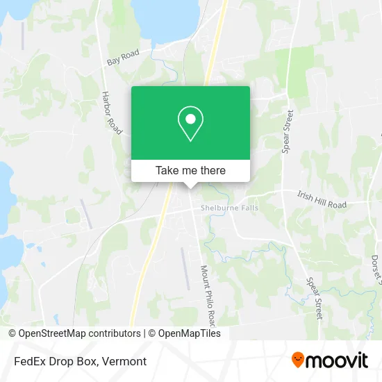 Mapa de FedEx Drop Box