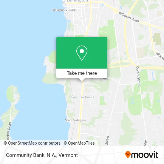 Community Bank, N.A. map