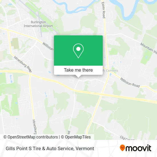 Gills Point S Tire & Auto Service map