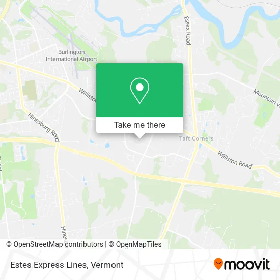 Estes Express Lines map