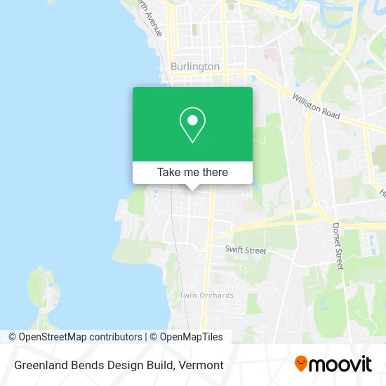 Mapa de Greenland Bends Design Build