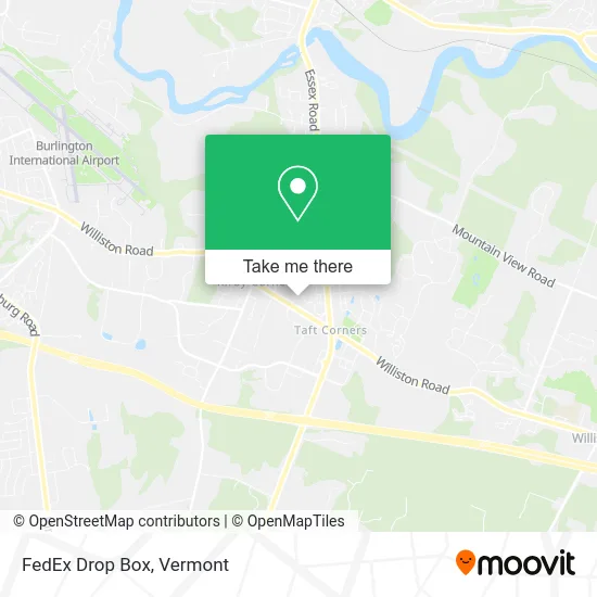 Mapa de FedEx Drop Box