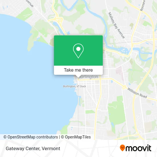 Gateway Center map