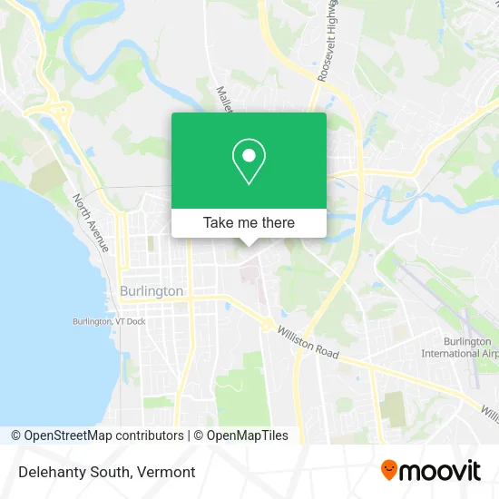 Mapa de Delehanty South