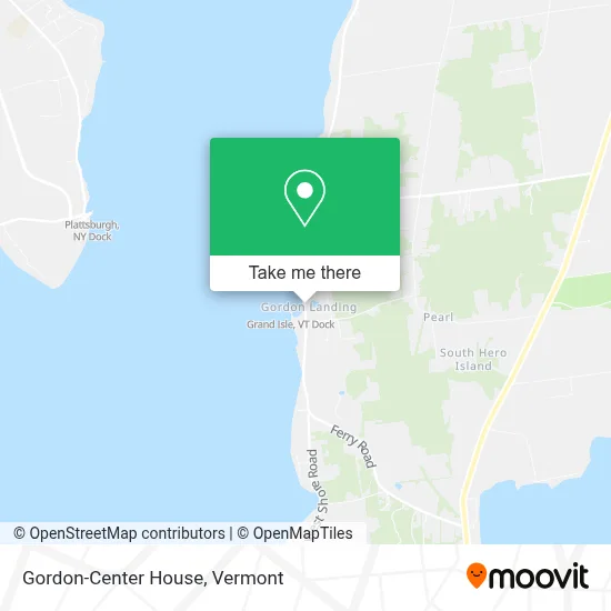 Gordon-Center House map