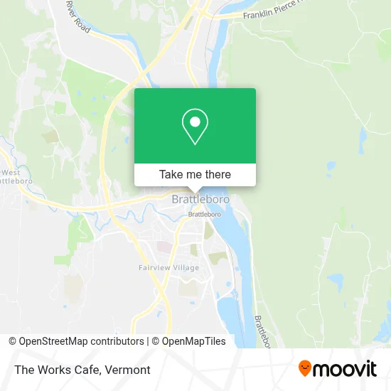 The Works Cafe map