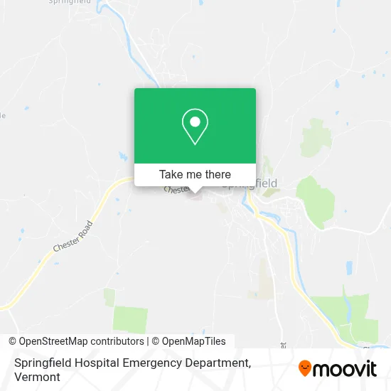 Springfield Hospital Emergency Department map