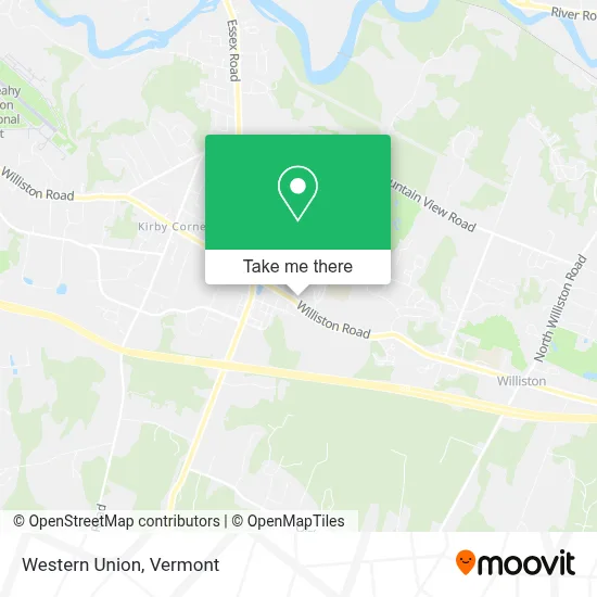 Western Union map