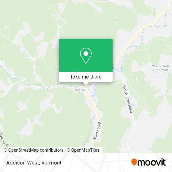Addison West map