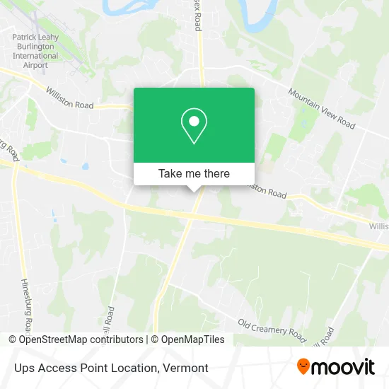 Ups Access Point Location map