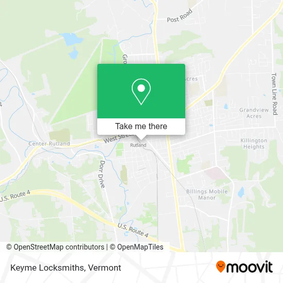 Keyme Locksmiths map