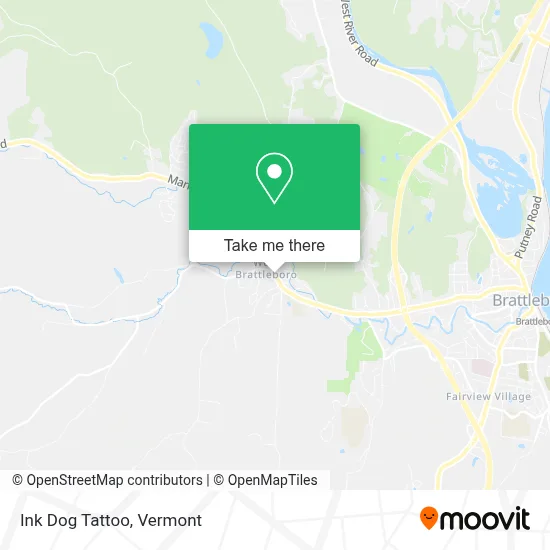 Ink Dog Tattoo map