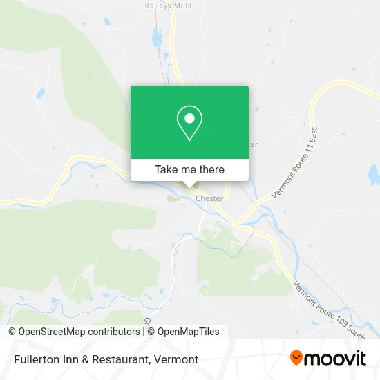 Fullerton Inn & Restaurant map