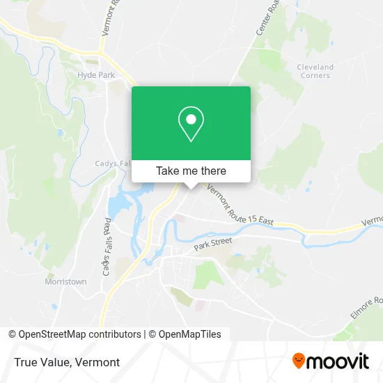 True Value map