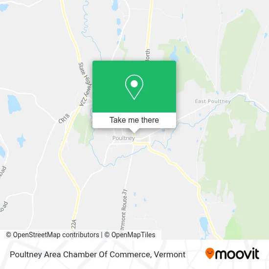 Poultney Area Chamber Of Commerce map