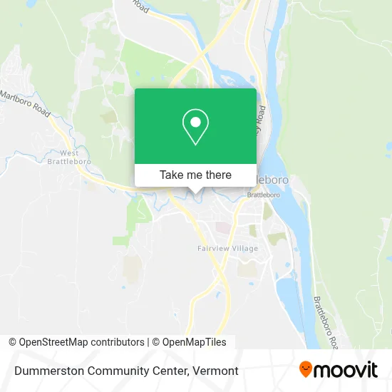 Dummerston Community Center map