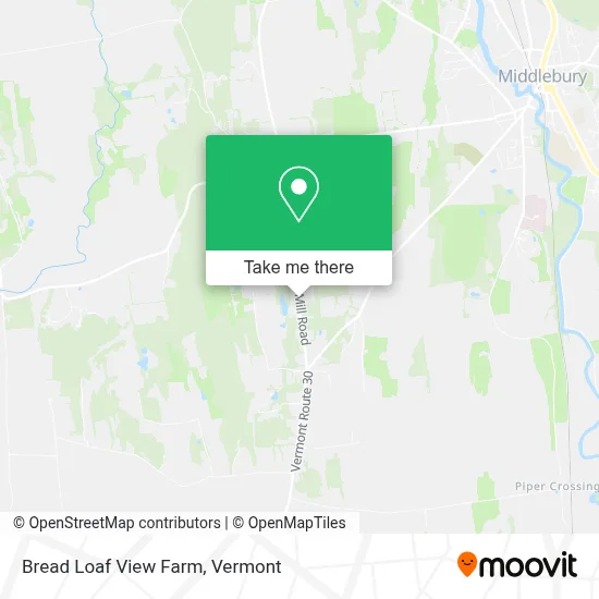 Bread Loaf View Farm map